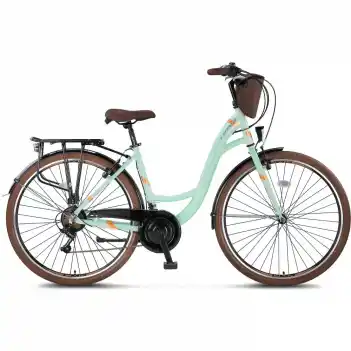Ümit Valencia 28 Jant 21 Vites 43 Cm V-Fren Şehir Bisikleti-Mint Yeşili