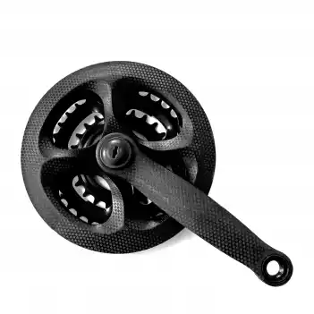 Aynakol - MTB, 48x38x28T, Karbon Desen AYK-305