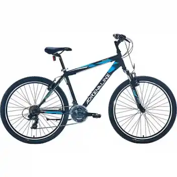 Bianchi Adrenaline 26 Jant 21 Vites 46 Cm V-Fren Dağ Bisikleti-Mat Siyah-Beyaz-Mavi