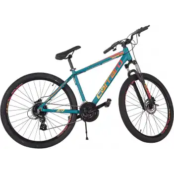 Carraro Force 950 29 Jant 24 Vites 48 Cm Hidrolik Disk Fren Dağ Bisikleti - Mat Petrol - Yeşil - Kırmızı R3