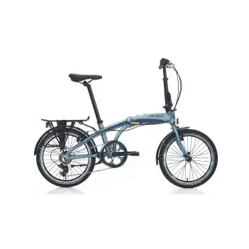 Carraro Flexı 106 20 Jant 6 Vites V-Fren Katlanır Bisiklet - Metalik-Antrasit-Siyah-Sarı