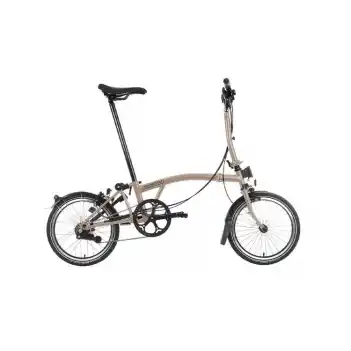 Brompton C Line Orta Gidon Katlanır Bisikleti - Dune Sand - 16