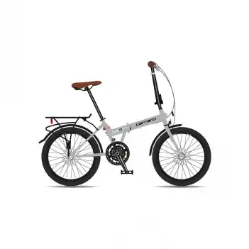 Carraro Flexi 121 20 Jant 21 Vites 35 Cm Hidrolik Fren Katlanır Bisiklet - Mat Gri- Sıyah Gokkusagı Krom-Kahve R3