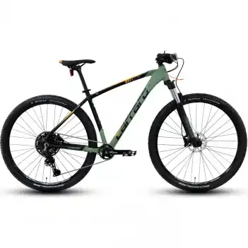 Carraro Big 2910 48 cm 29 Jant 10 Vites Hidrolik Disk Fren Mat Bambu Yeşili-Siyah-Turuncu