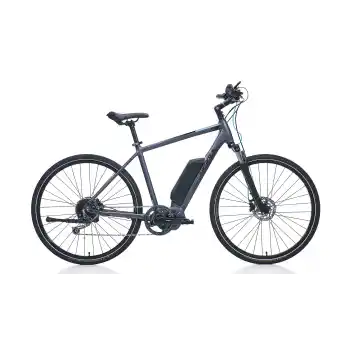 Carraro E-Sportive 6.1 28 Jant 9 Vites 46 Cm Hidrolik Disk Fren Elektrikli Bisiklet - Mat Antrasit-Siyah-Mavi