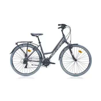 Carraro Elite 705 28 Jant 43 Cm V-Fren Şehir Bisikleti-Mat Antrasit-Gri-Krom