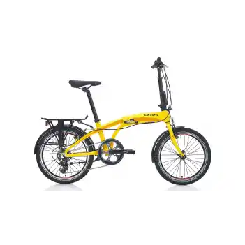 Carraro Flexi 107 20 Jant 7 Vites 32 Cm V-Fren Katlanır Bisiklet - Sarı - Siyah-Kırmızı