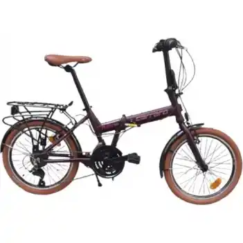 Carraro Flexi 121 20 Jant 21 Vites 35 Cm V-Fren Katlanır Bisiklet - Mat Vıola-Bakır