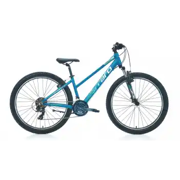 Carraro Force 701 27.5 Jant 21 Vites 43 Cm V-Fren Dağ Bisikleti - Mat Turkuaz -Beyaz