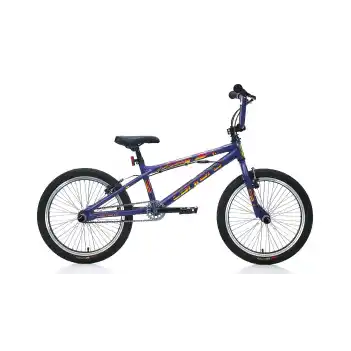 Carraro Rave Bmx 20 Jant 1 Vites 27 Cm V-Fren Bisiklet - Mat Mor - Laser