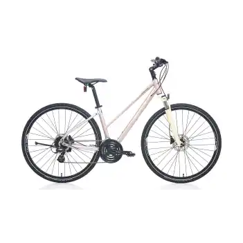 Carraro Sportive 226 28 Jant 24 Vites 40 Cm Hidrolik Disk Fren Şehir Bisikleti - Mat Metalik Pembe-Bej-Mor