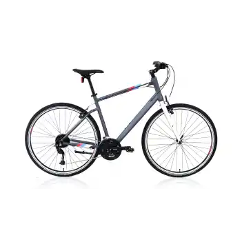 Carraro Sportive 327 27 Vites 48 Cm V-Fren Şehir Bisikleti- Mat Antrasit - Gümüş - Mavi - Kırmızı