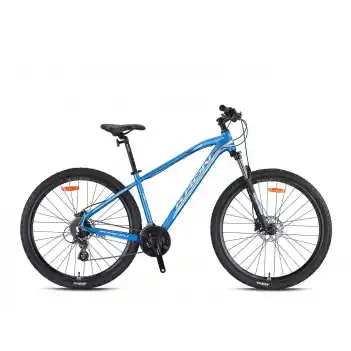 Kron XC-150 27.5 Jant 24 Vites 43 Cm Hidrolik Fren Dağ Bisikleti - Mat Mavi-Siyah-Gri