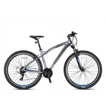 Kron XC150 27.5 Jant 24 Vites 48 Cm V-Fren Dağ Bisikleti - Mat Füme-Siyah-Mavi