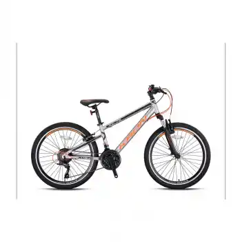 Kron XC75 26 Jant 21 Vites 38 Cm Hidrolik Disk Fren Dağ Bisikleti- Mat Titanyum-Neon Turuncu-Mat Siyah