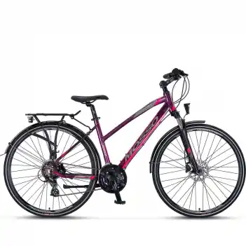Mosso Legarda 2221 CT LSM 28 Jant 21 Vites 46 Cm Şehir Bisikleti - Mürdüm-Pembe
