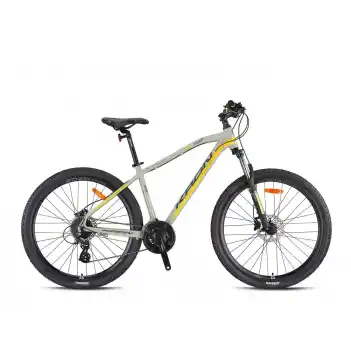 Kron XC-150 29 Jant 24 Vites 48 Cm Hidrolik Fren Dağ Bisikleti - Mat Bej-Sarı-Füme