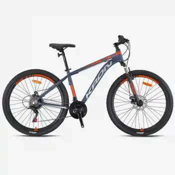 Kron XC 75 27.5 MTB 19 21 Vites V Fren Mat Gri-Neon Turuncu/Gri