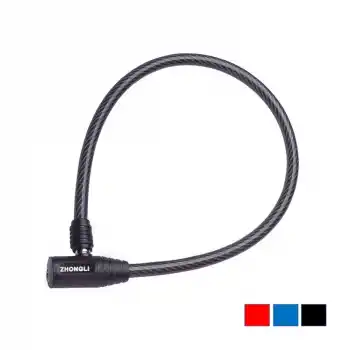 Zhongli 12x800 mm Anahtarlı Halat Kilit - KLT-103