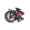 Carraro Flexi 108 20 Jant 8 Vites 32 Cm V-Fren Katlanır Bisiklet-Krom Kırmızı-Siyah-Beyaz