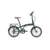 Carraro Flexi Comfort 20 Jant 8 Vites 32 Cm V-Fren Katlanır Bisiklet-Mat Koyu Yeşil-Parlak Siyah-Bakır