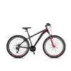 Kron XC100 27.5 21 Vites 46 Cm V-Fren Dağ Bisikleti-Siyah-Gri-Kırmızı