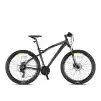Kron XC-150 27.5 24 Vites 48 Cm Hidrolik Disk Fren Dağ Bisikleti - Mat Siyah-Neon Sarı-Füme