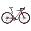 Carraro Gravel Go Claris 28 Jant 16 Vites 48 Cm Mekanik Fren Bisiklet-Mat Antrasit-Siyah-Kırmızı