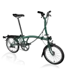 Brompton C Line Orta Gidon Katlanır Bisikleti - Racing Green - 16