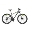 Kron XC100 27.5 Jant 21 Vites 43 Cm Hidrolik Fren Dağ Bisikleti - Mat Gri- Gri- Neon Sarı