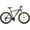 Kron XC100 26 Jant 21 Vites 43 Cm V-Fren Dağ Bisikleti-Mat Siyah-Gri-Neon Sarı