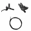 SHIMANO DEORE Fren (Kit) BRM6100KTBLM6100 Sağ / arka Kanatsız reçine Adaptörsüz 1700 (siyah)