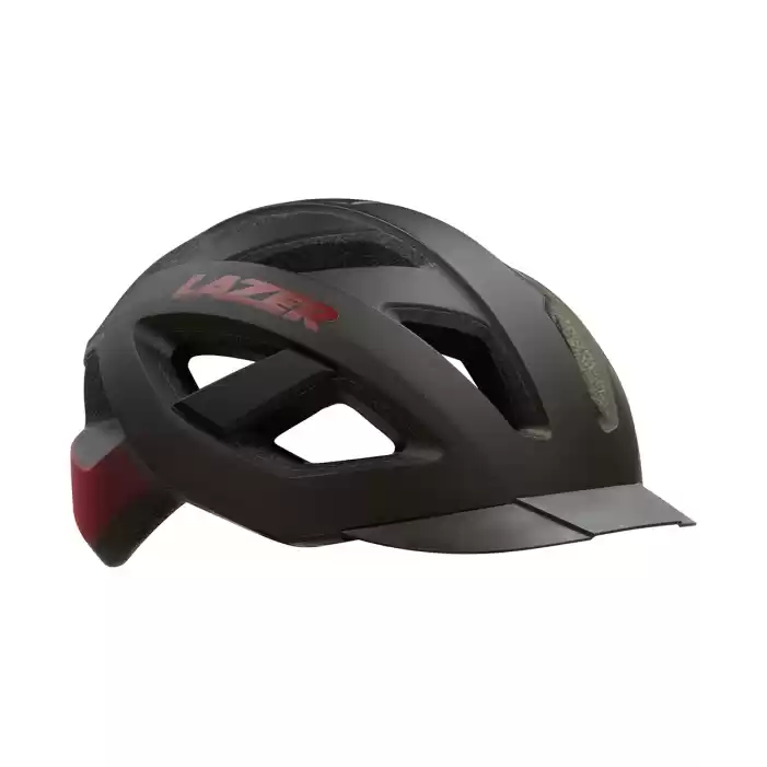 Lazer Kask Cameleon CE-CPSC Mat Siyah-Kırmızı L