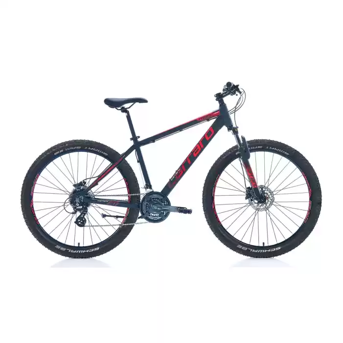 Carraro Force 650 26 Jant 24 Vites 38 Cm Hidrolik Disk Fren Dağ Bisikleti - Mat Siyah-Kırmızı-Gümüş R2