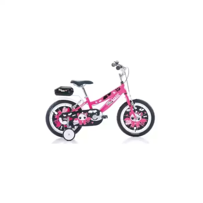 Bianchi Pink Magic 14 Jant Kız Çocuk Bisikleti-Fuşya-Siyah