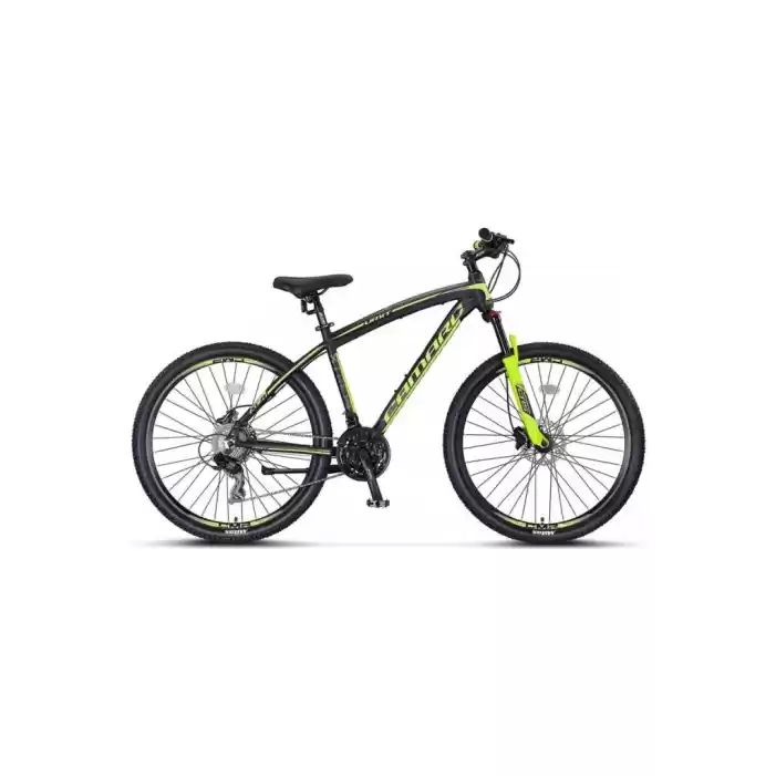 Camaro 27.5 Jant 21 Vites 50 Cm Mekanik Disk Fren Bisiklet -Siyah-Yeşil