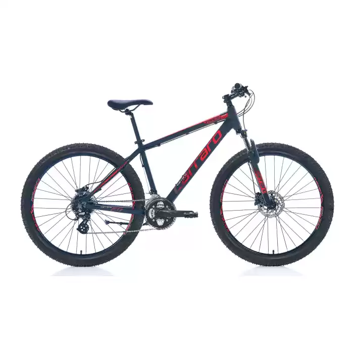 Carraro Force 750 27.5 Jant 24 Vites 38 Cm Hidrolik Disk Fren Dağ Bisikleti- Mat Siyah-Kırmızı-Gümüş