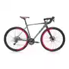 Carraro Gravel Go Clarıs 28 Jant 16 Vites 52 Cm Mekanik Disk Fren Yol Bisikleti - Mat Antrasit-Siyah-Kırmızı R1