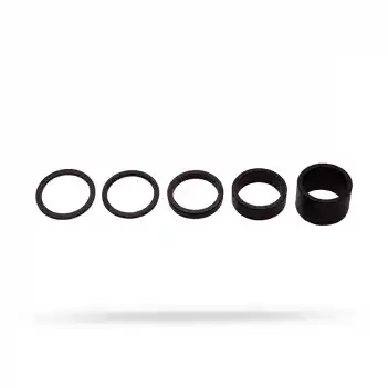 Pro Spacers Set Alüminyum Siyah 2/5/10/20mm 1-1/8 İnç