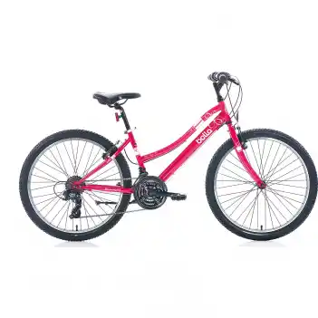 Bianchi Bella 24 Jant 21 Vites 36 Cm V-Fren Dağ Bisikleti-Fuşya-Beyaz
