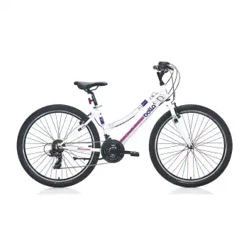 Bianchi Bella 26 Jant 21 Vites 38 Cm V-Fren Dağ Bisikleti-Beyaz-Eflatun-Mor