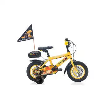 Carraro Monster 12 Jant 1 Vites 21 Cm Çocuk Bisikleti- Sarı-Gri-Siyah-Sarı R1