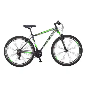 Salcano NG650 26 Jant 21 Vites 38 Cm V-Fren Dağ Bisikleti - Mat Siyah-Yeşil-Antrasit