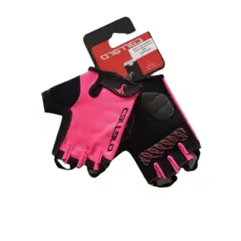 Carraro Kısa Parmak Eldiven Pembe Small-CRO-004-A