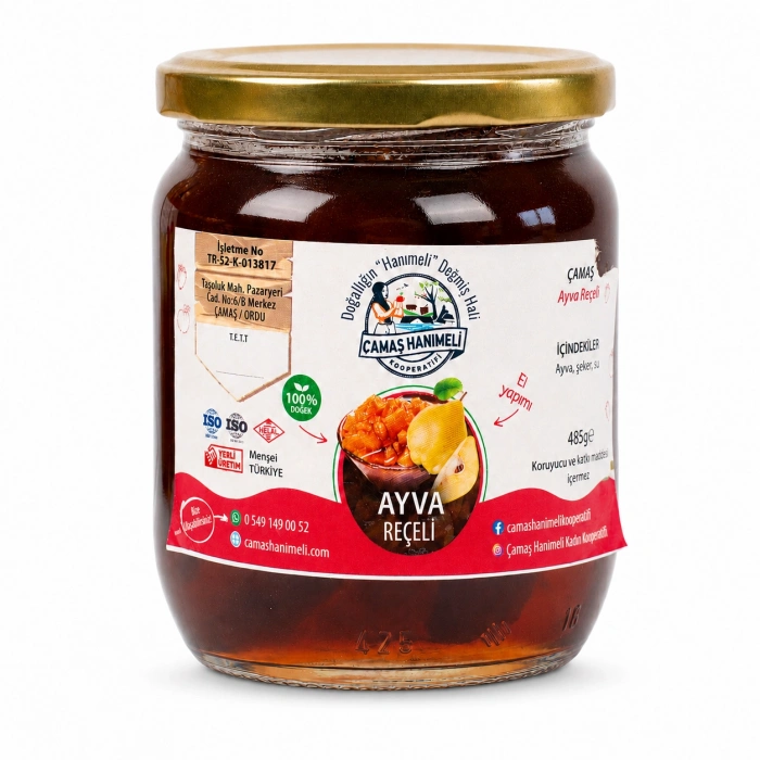 Ayva Reçeli 485 gr (Doğal-Ev Yapımı)