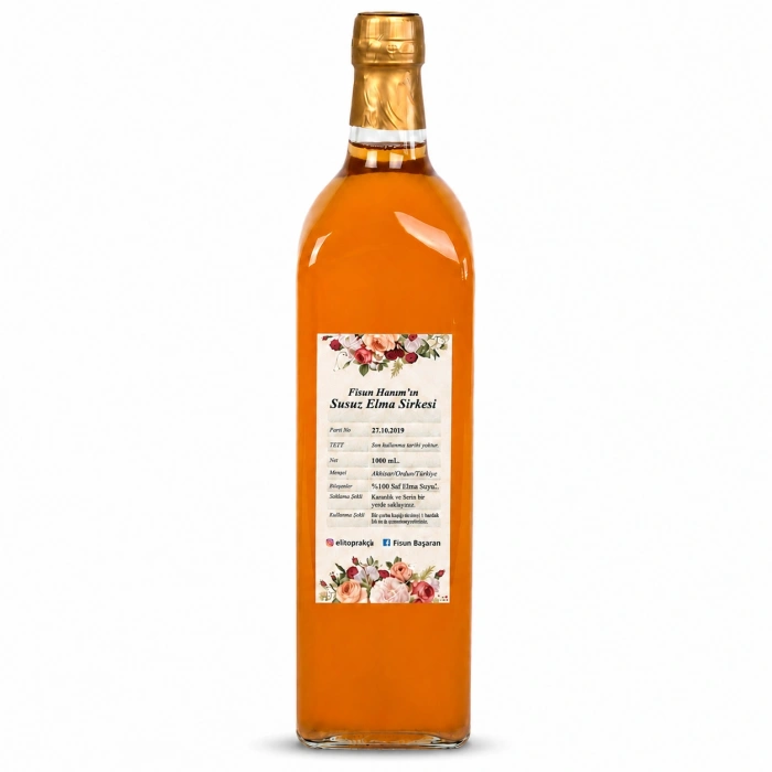 Susuz Elma Sirkesi 1000 Ml