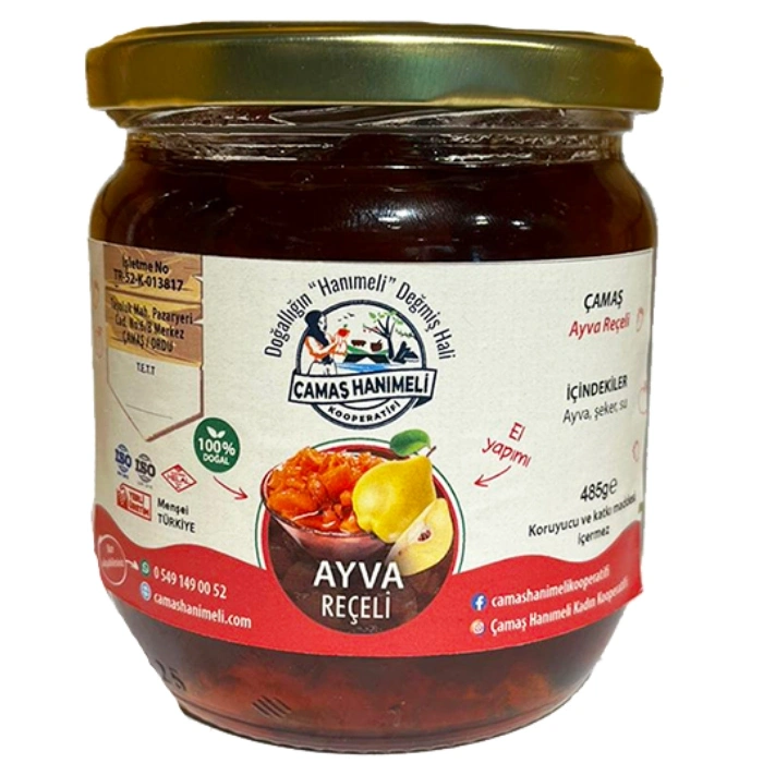 Ayva Reçeli 485 gr (Doğal-Ev Yapımı)