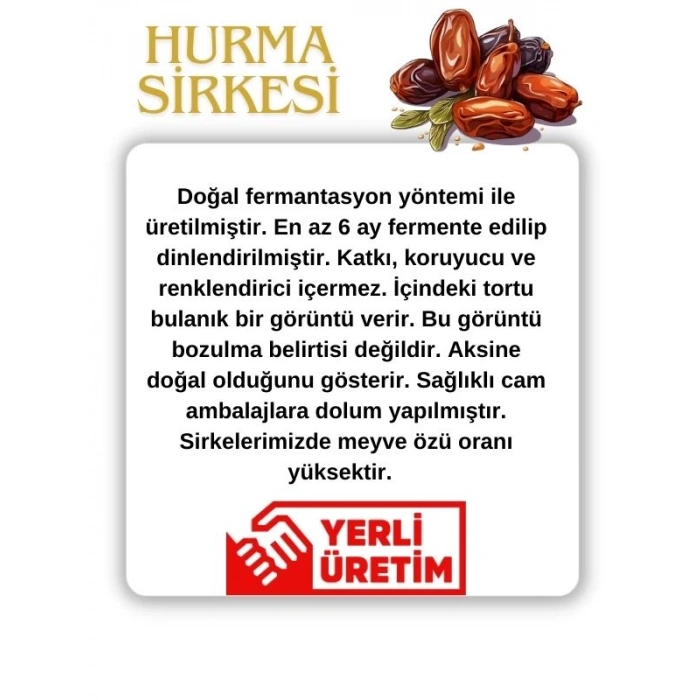 Hurma Sirkesi 500 Ml