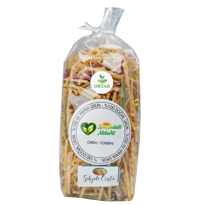 Sebzeli Erişte 500 Gr (Doğal - Katkısız)