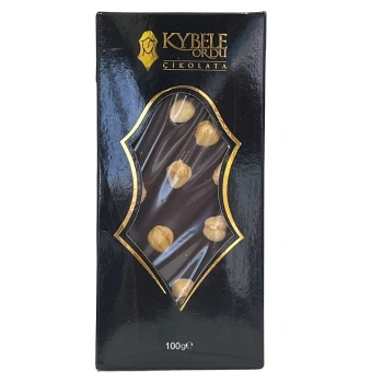 Kybele Fındıklı Bitter Çikolata Tablet  100 GR